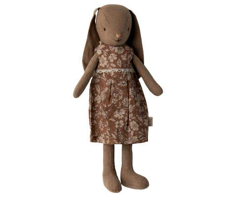 Conejita brown con vestido talla 2, bunny 23
