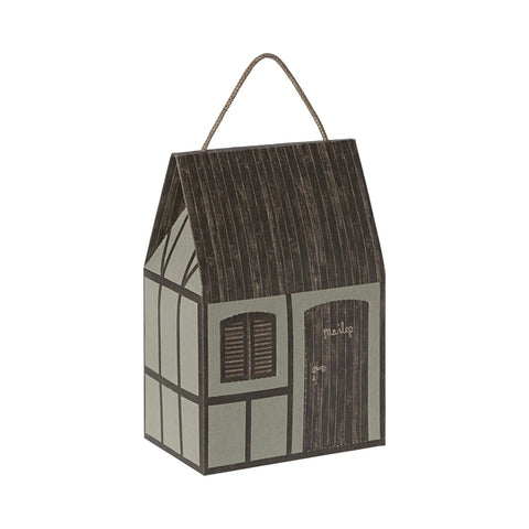 Bolsa Farmhouse verde - bolsa de carton