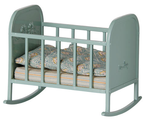 Cuna de metal para baby / my - azul