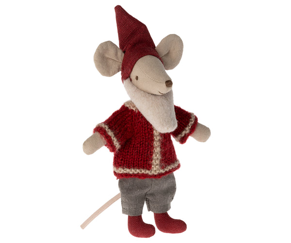 Ratoncito Santa en casa de jengibre