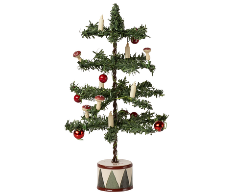 Árbol de Navidad para ratones con luces