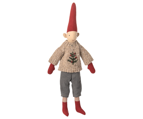 Pixy navideño talla 2 - chico suéter de punto