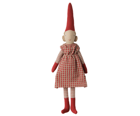 Pixy navideño talla 1 - chica vestido rojo