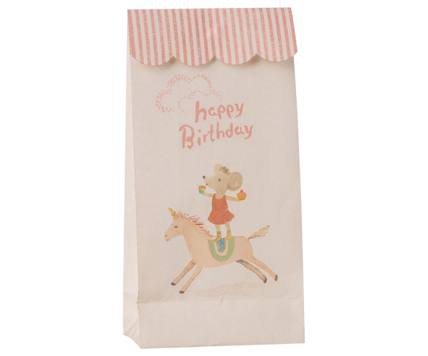 Bolsas de fiesta Happy Birthday 12 unidades - unicornio