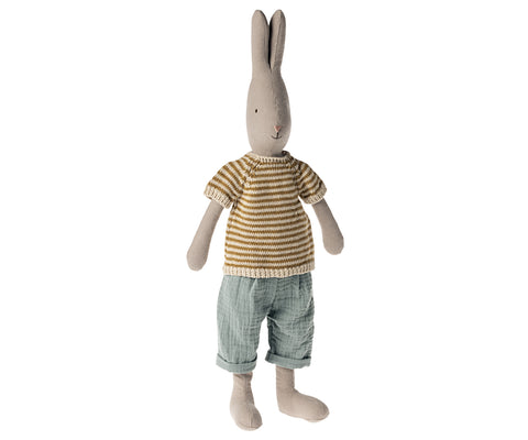 Conejito con jersey rayas y pantalón talla 3 (rabbit, 49cm)
