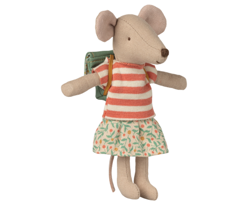 Ratoncita hermana mayor mochila - falda verde