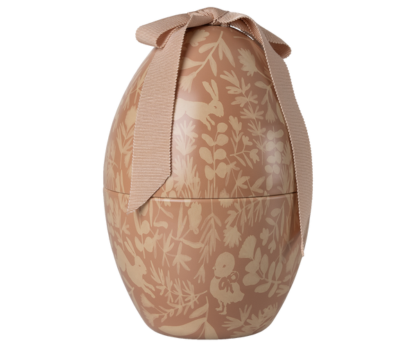 Huevo de Pascua mediano - rosa empolvado