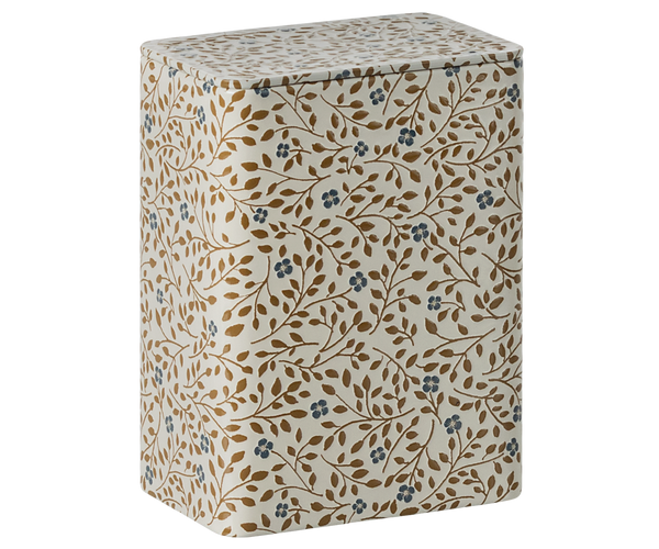 Cajas de metal flores - set de dos