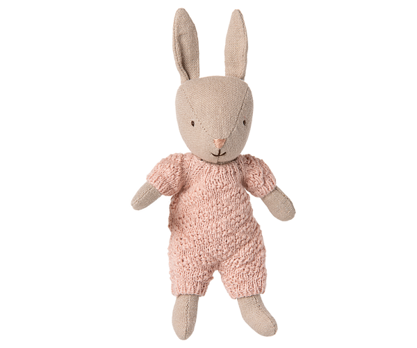 Conejito traje de punto rosa (bunny micro - 13cm)