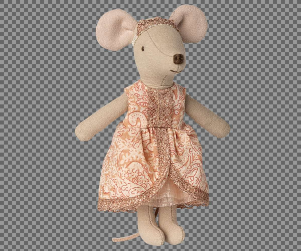 Ratoncita princesa y el guisante - vestido flores