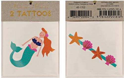 Tattoos - Mermaids & Sea shells - Miss Coppelia