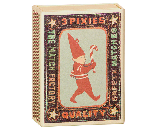 Caja de adornos navideños metal -  3 pixies - Miss Coppelia