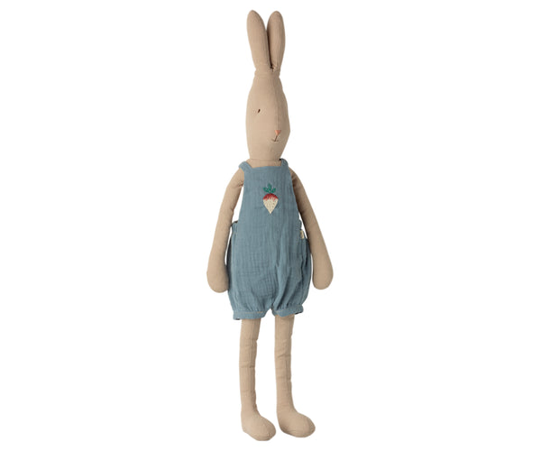 Conejito rabbit con peto azul - talla 4 - Miss Coppelia