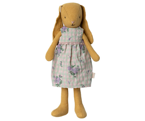 Conejita ocre vestido talla 2 (bunny, 24cm)