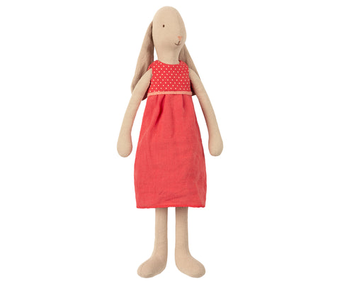 Conejita vestido rojo talla 3 (bunny, 42 cm) - Miss Coppelia