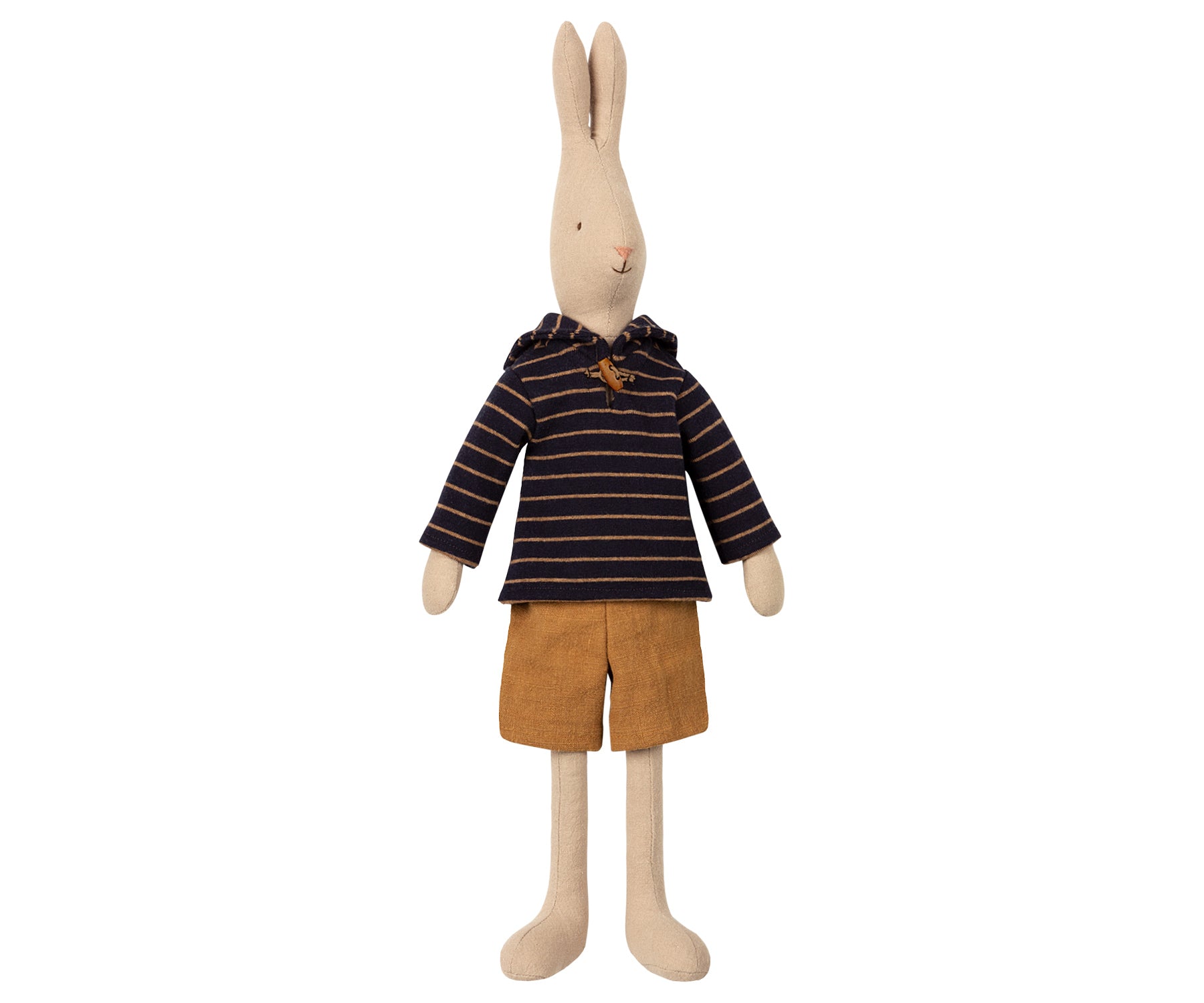 Conejito sailor marino y ocre talla 3 (rabbit, 49 cm) - Miss Coppelia