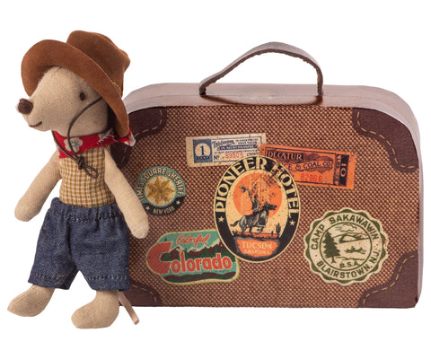 Ratoncito cowboy en maleta - Miss Coppelia