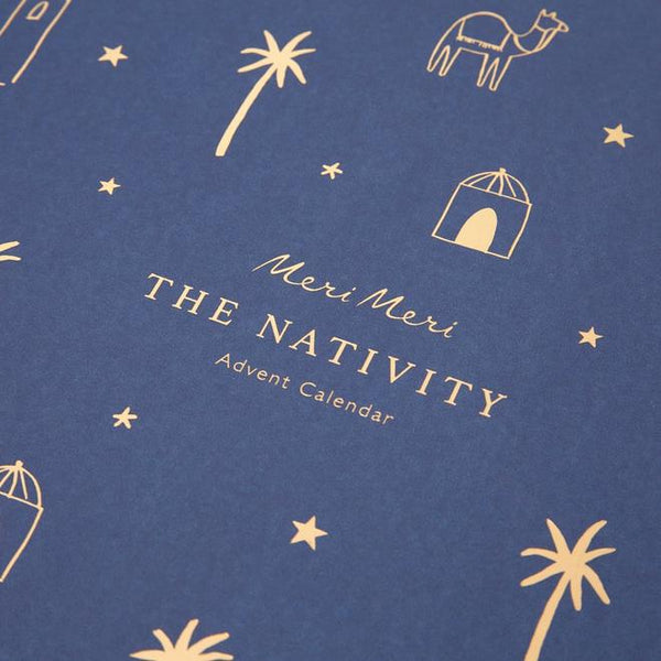 Calendario de adviento - Natividad en papel