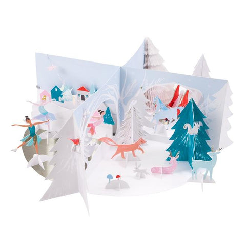 Calendario de adviento - Winter Wonderland calendario de papel