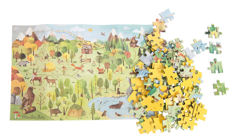 Puzzle El Bosque 96 piezas - El jardín de Moulin