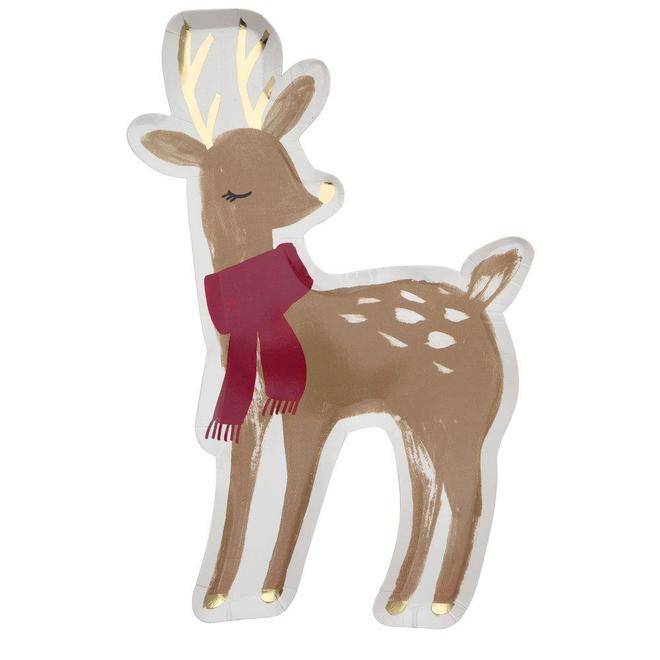 Woodland Deer - 8 Platos - Miss Coppelia